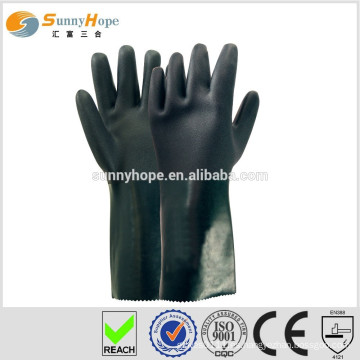 Sunnyhope Guantes de trabajo resistentes al aceite de PVC